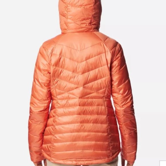 Columbia Women’s Joy Peak Insulated Hooded Jacket - Faded Peach - Size Small - Picture 2 of 9